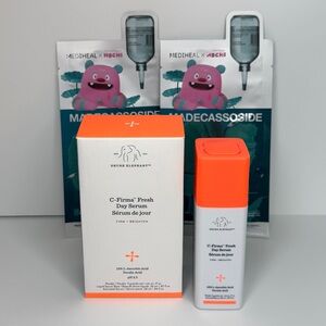 NIB Drunken Elephant C-Firma™ Fresh Day Serum Full Size + Mediheal 2 Masks Set